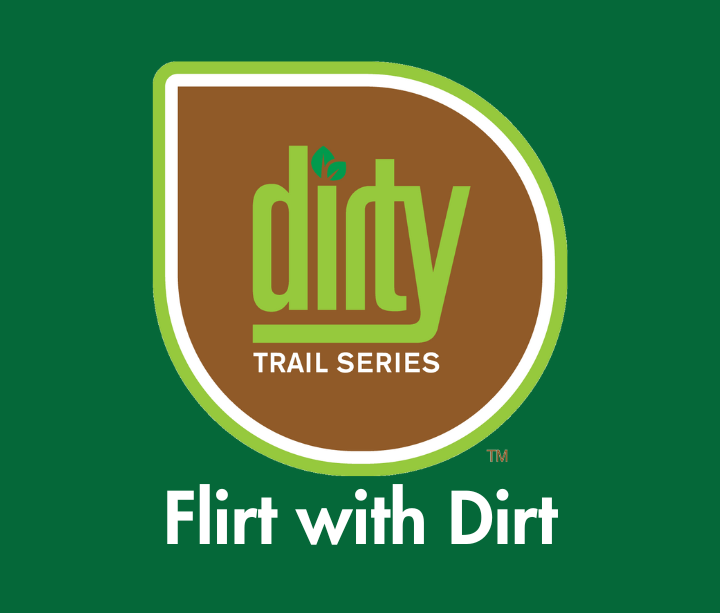 Flirt with Dirt 10k & Half Marathon hompage banner